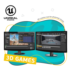 Unreal Engine 4. Игровой движок - КИБЕРшкола программирования для детей, компьютерные курсы для школьников, начинающих и подростков - KIBERone г. Западный