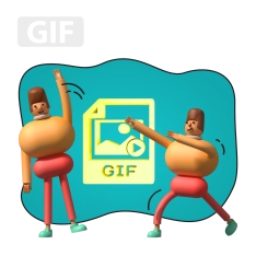 Gif-анимация - КИБЕРшкола программирования для детей, компьютерные курсы для школьников, начинающих и подростков - KIBERone г. Западный
