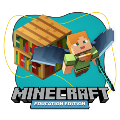 Minecraft Education - КИБЕРшкола программирования для детей, компьютерные курсы для школьников, начинающих и подростков - KIBERone г. Западный