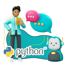 Умный чат-бот на Python на Telegram - КИБЕРшкола программирования для детей, компьютерные курсы для школьников, начинающих и подростков - KIBERone г. Западный