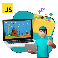 JavaScript + AI. Проектное обучение + геймификация + AI-помощники - КИБЕРшкола программирования для детей, компьютерные курсы для школьников, начинающих и подростков - KIBERone г. Западный