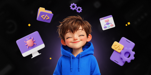 Идеальный сайт с нуля: код, дизайн и AI-помощник - КИБЕРшкола программирования для детей, компьютерные курсы для школьников, начинающих и подростков - KIBERone г. Западный